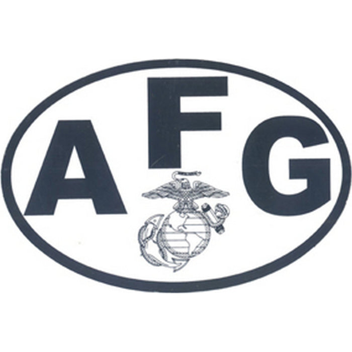 AFG Country 4 1/2" x 3" Decal