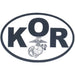 KOR Country 4 1/2" x 3" Decal - SGT GRIT