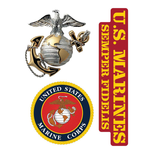 Marines Multi-use Decals 3-pack - SGT GRIT