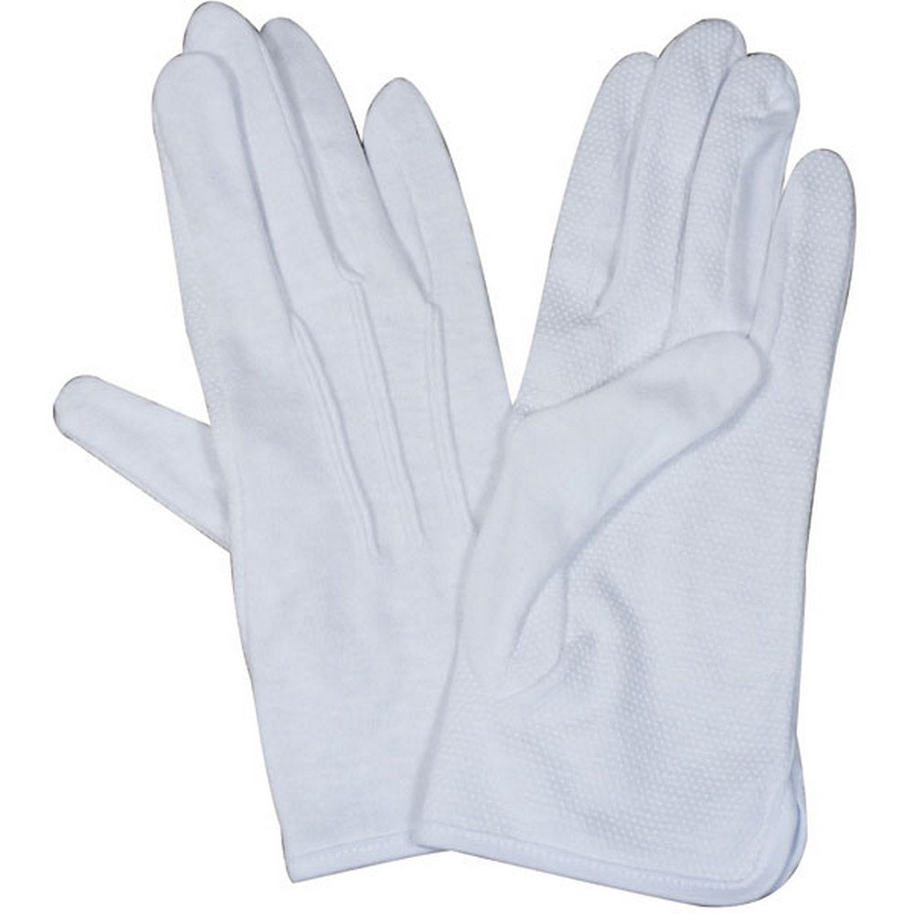 White Pebbled Gloves - SGT GRIT