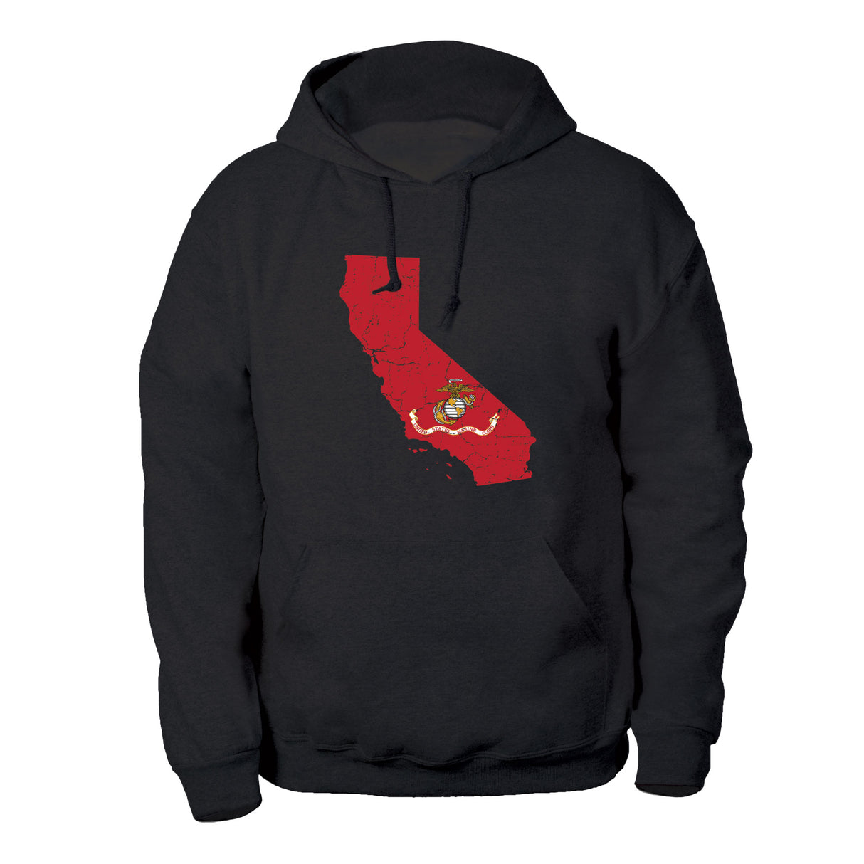 USMC Flag Choose Your State Hoodie - SGT GRIT