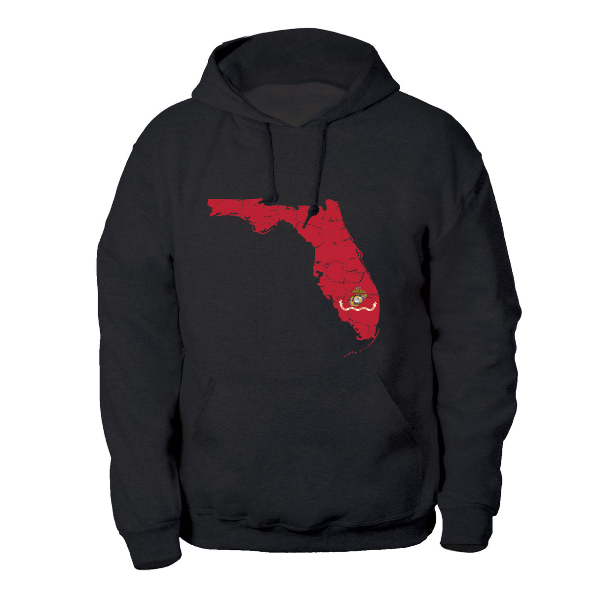USMC Flag Choose Your State Hoodie - SGT GRIT