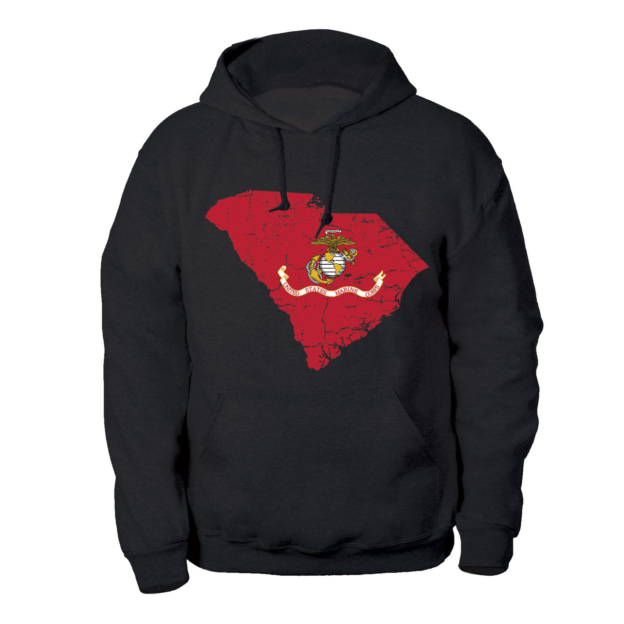 USMC Flag Choose Your State Hoodie - SGT GRIT