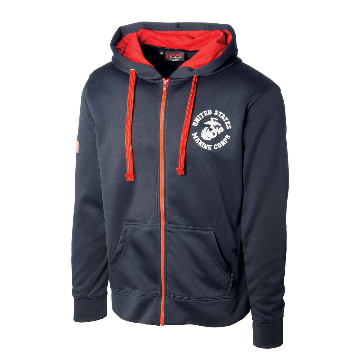 USMC Full Zip Hoodie - SGT GRIT