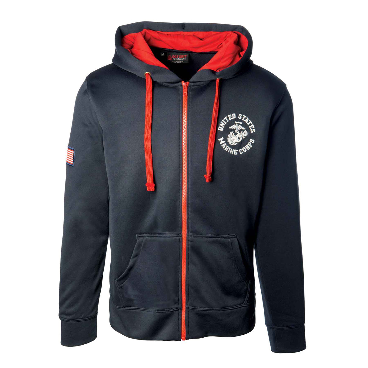 USMC Full Zip Hoodie - SGT GRIT