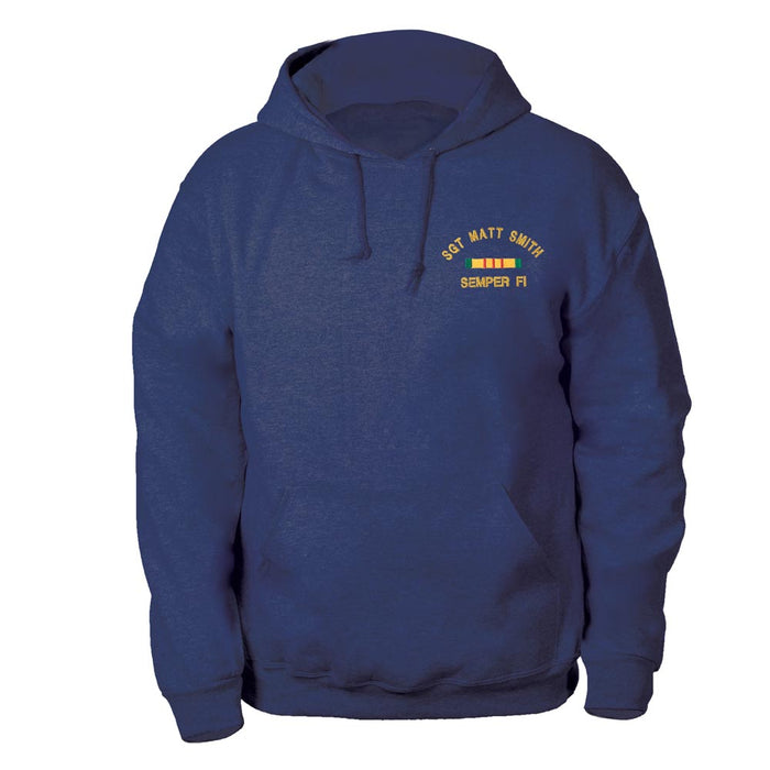 Personalized Marine Corps Hoodie - SGT GRIT