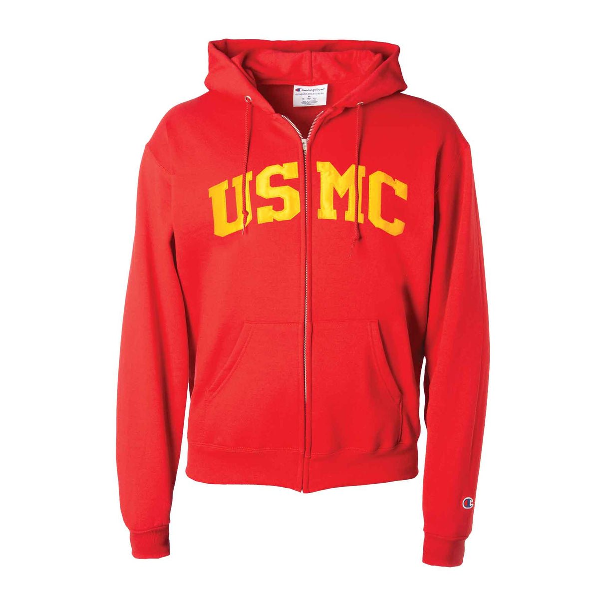 Champion Full Zip USMC Hoodie - SGT GRIT