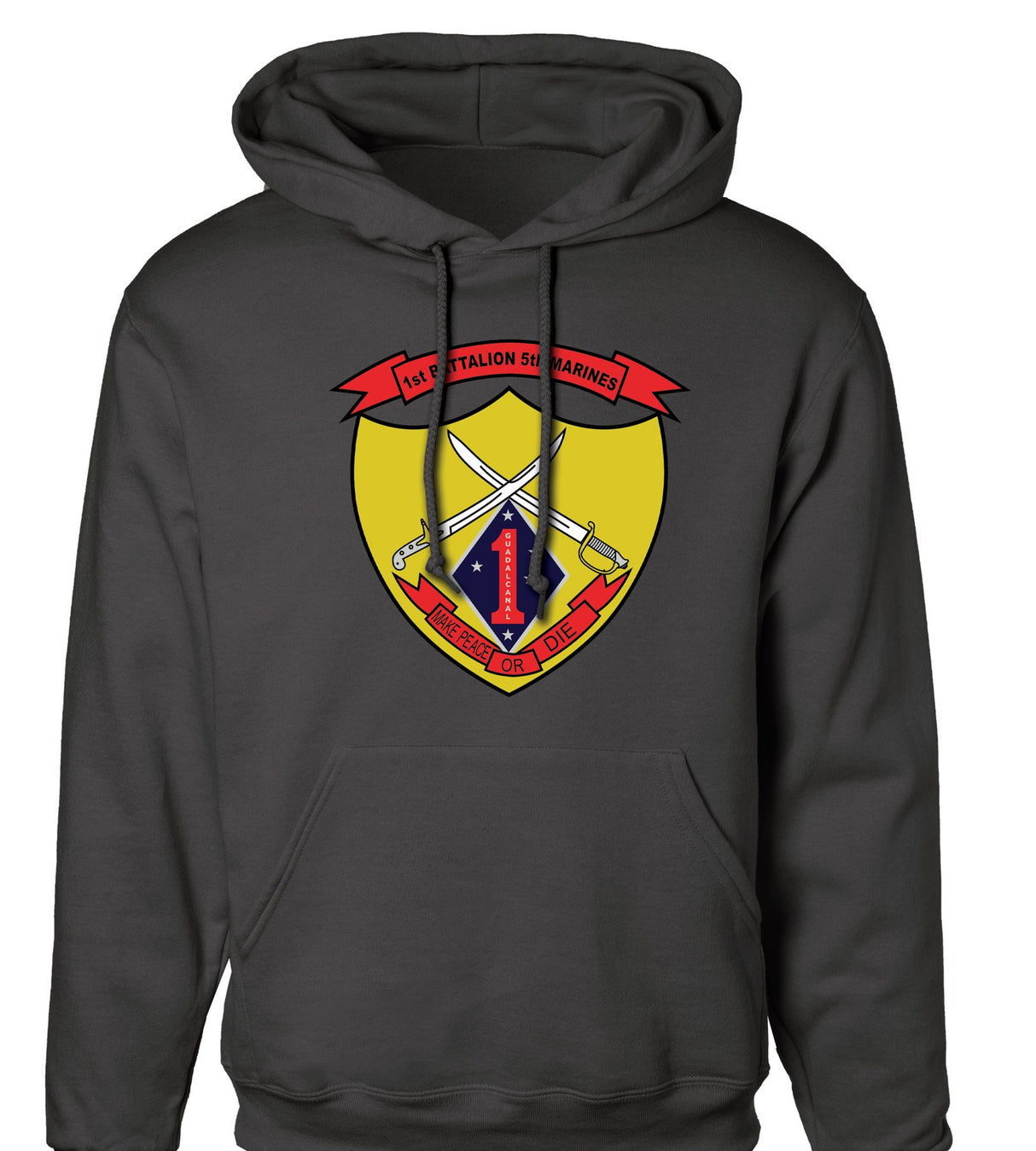 1st Battalion 5th Marines Hoodie - SGT GRIT