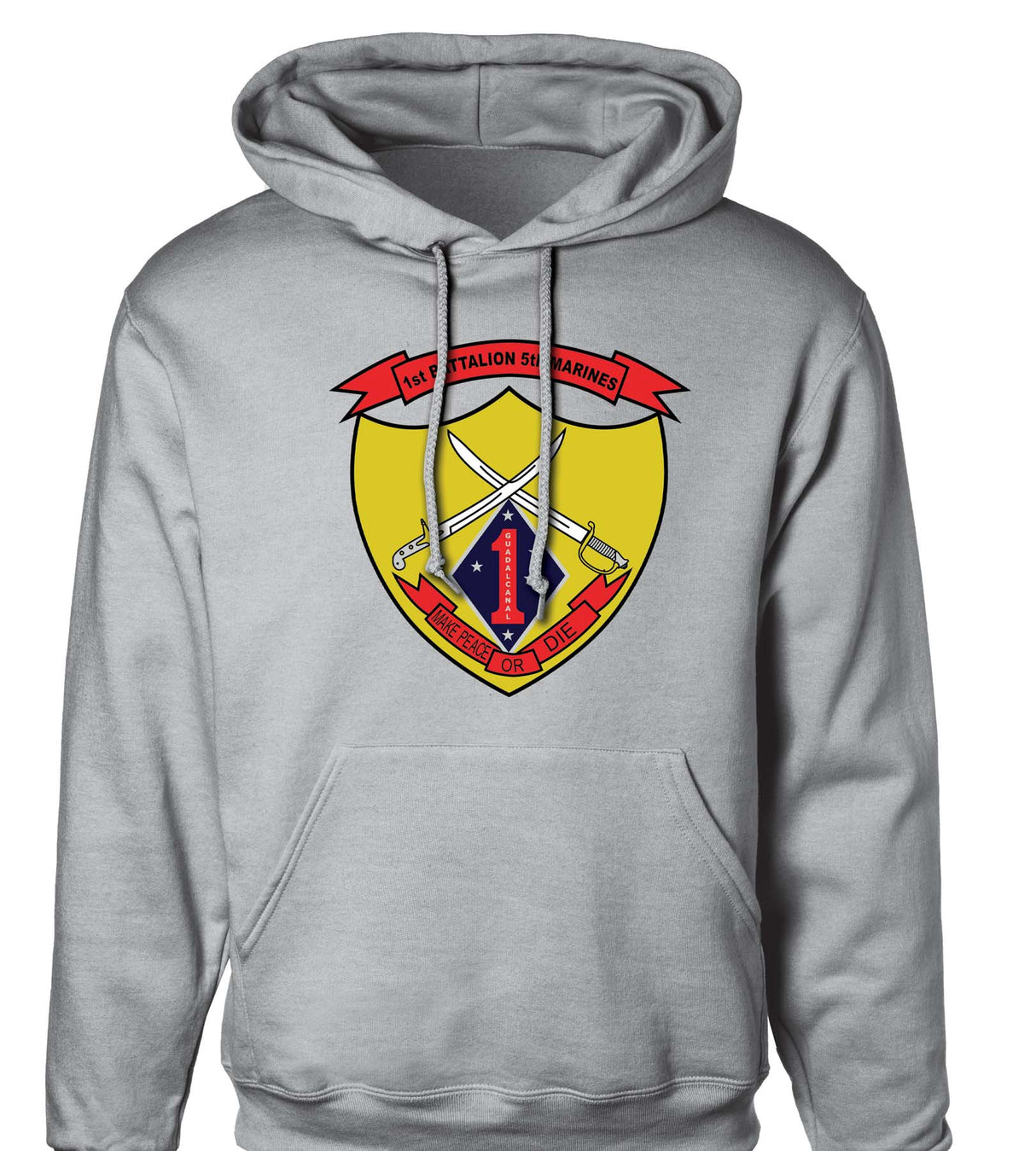 1st Battalion 5th Marines Hoodie - SGT GRIT