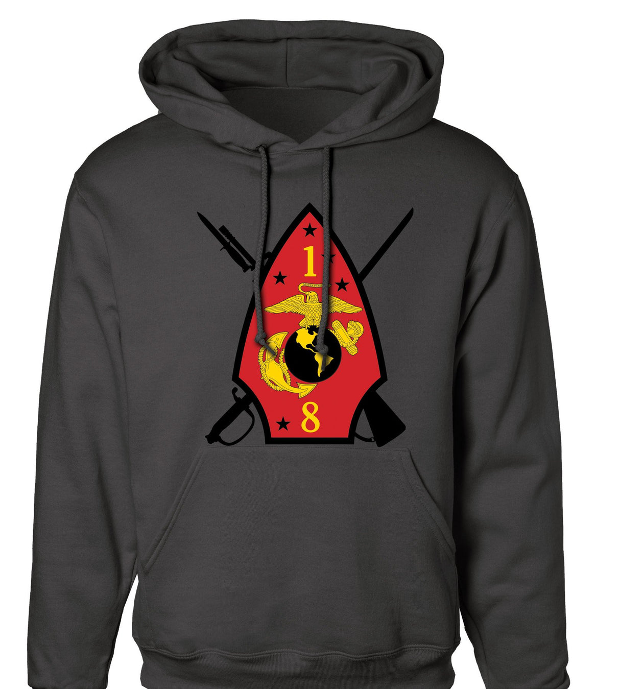 1st Battalion 8th Marines Hoodie - SGT GRIT