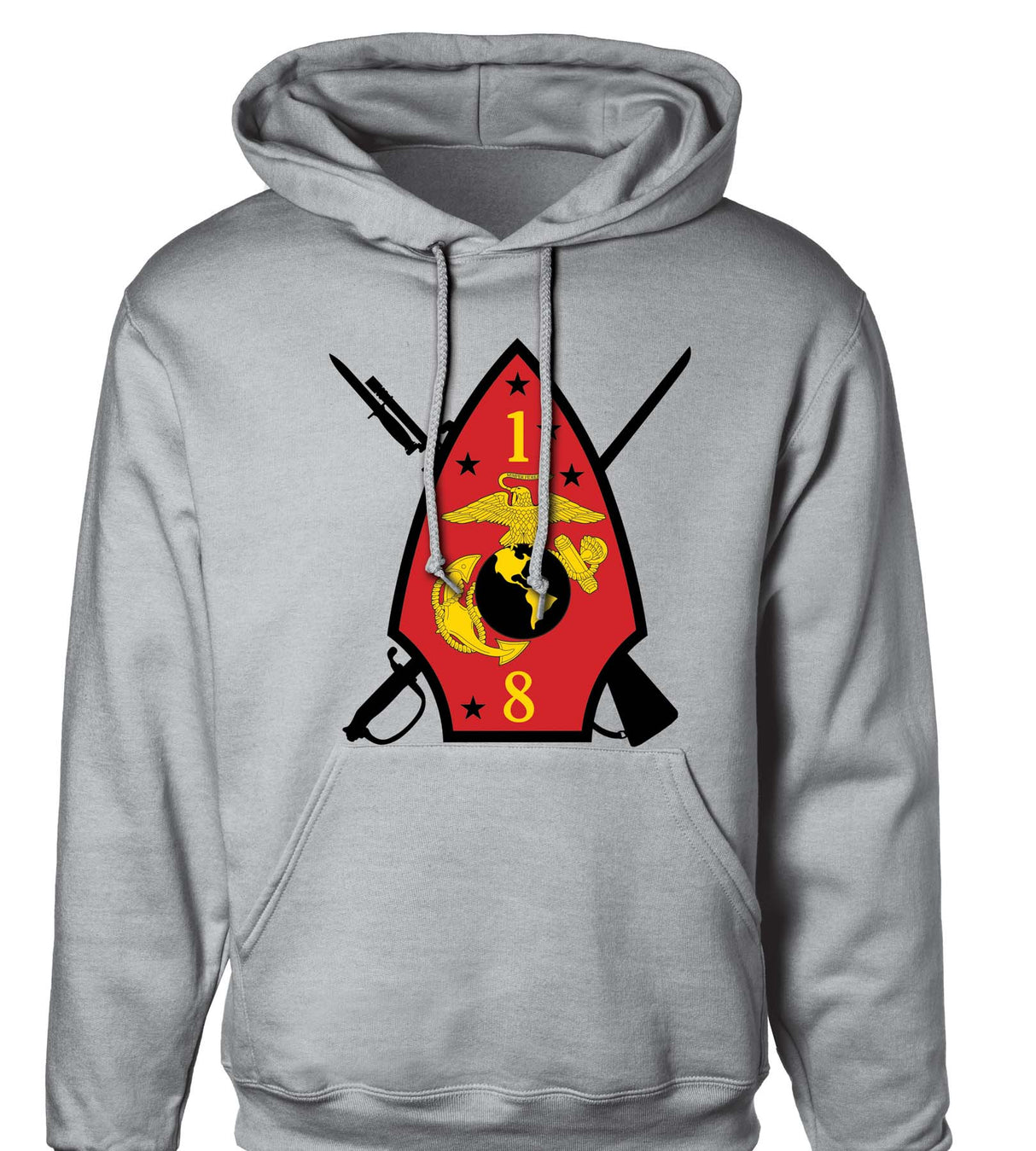 1st Battalion 8th Marines Hoodie - SGT GRIT
