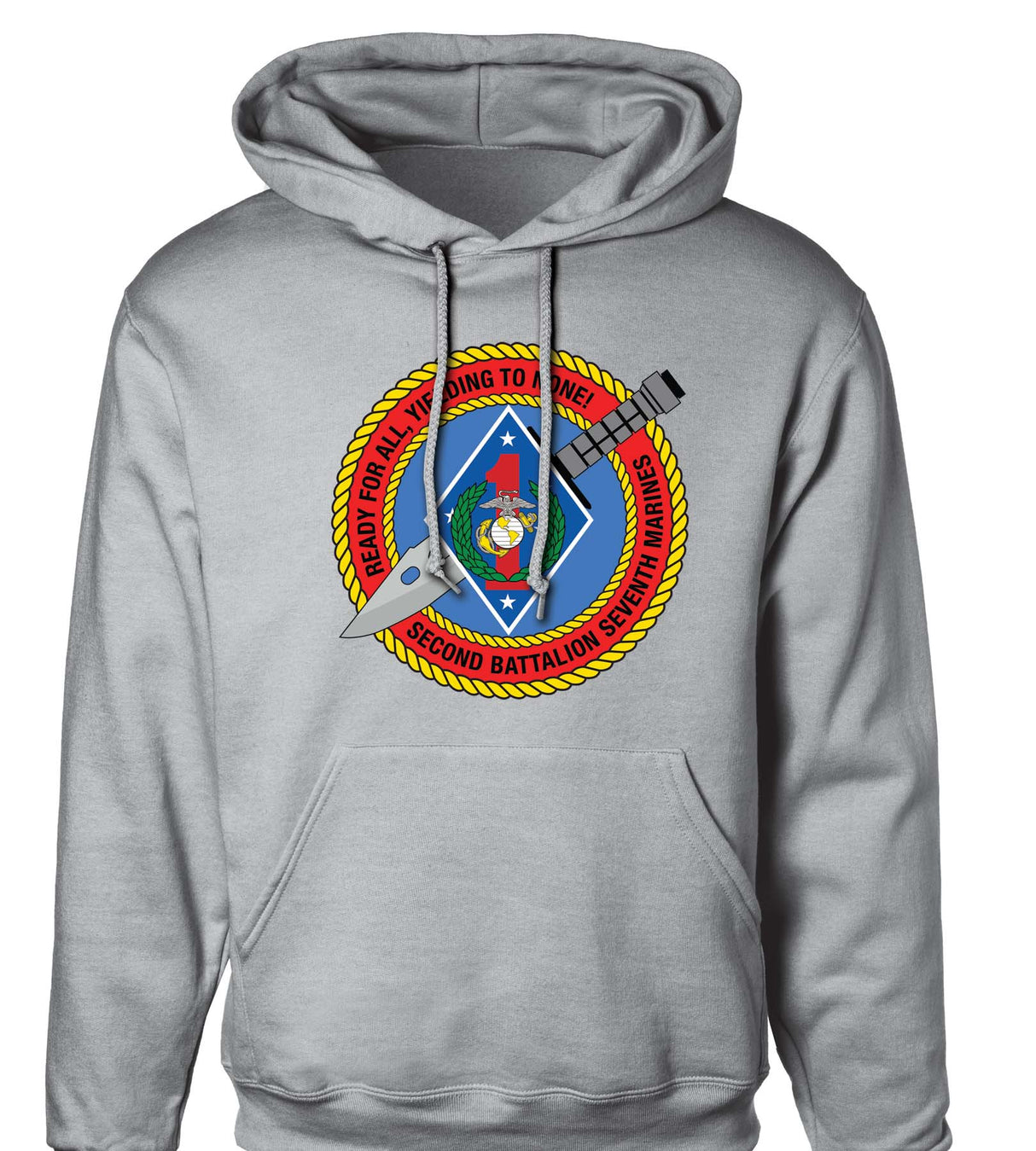 2nd Battalion 7th Marines Hoodie - SGT GRIT
