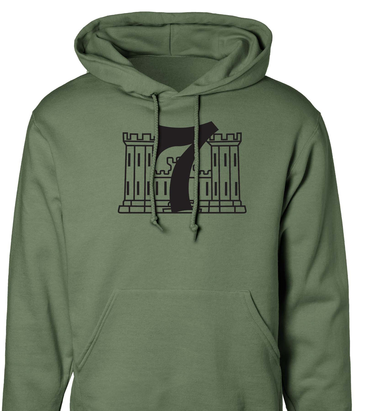 7th Engineers Battalion Hoodie - SGT GRIT