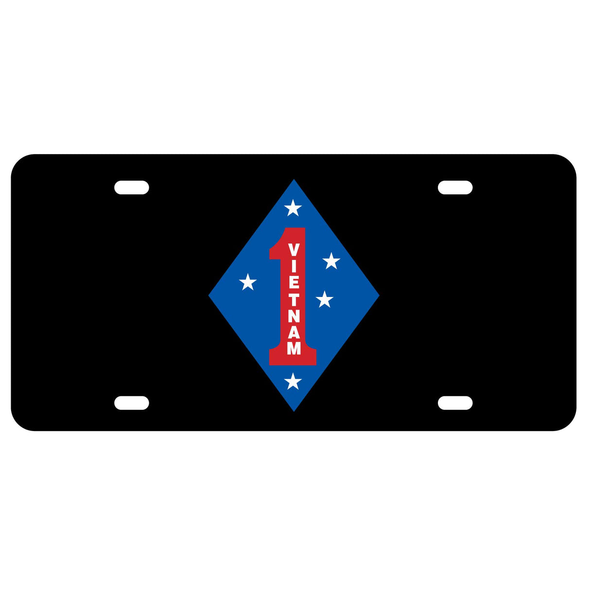 Vietnam 1st Marine Division License Plate - SGT GRIT