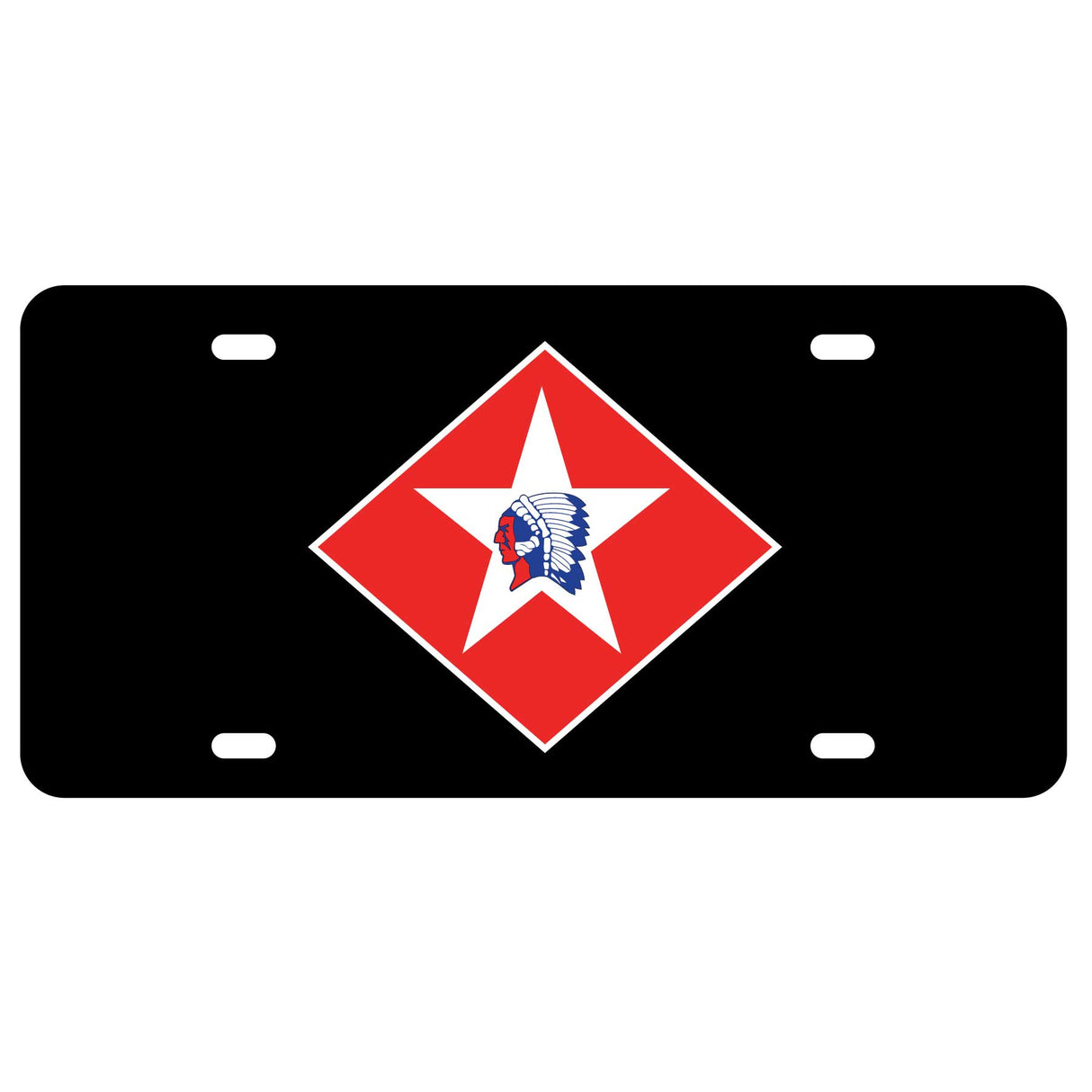 1st Battalion 6th Marines License Plate - SGT GRIT