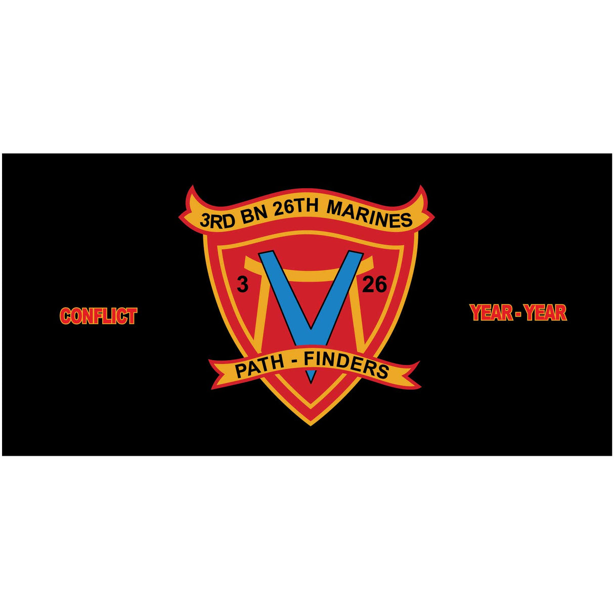 3rd Battalion 26th Marines License Plate - SGT GRIT