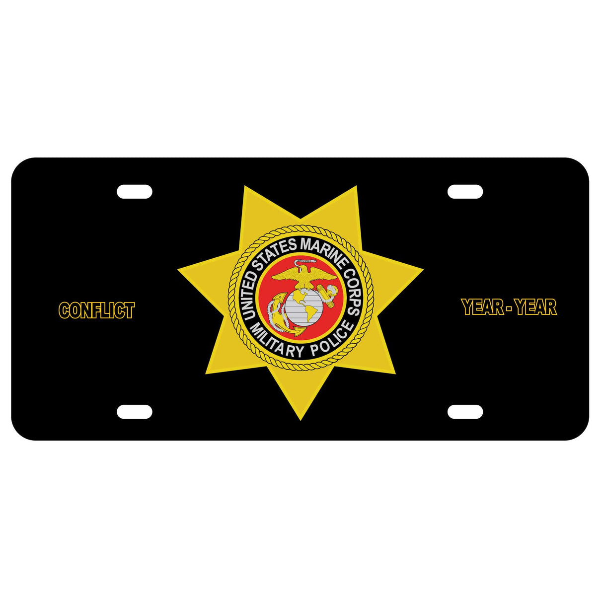 Military Police License Plate - SGT GRIT