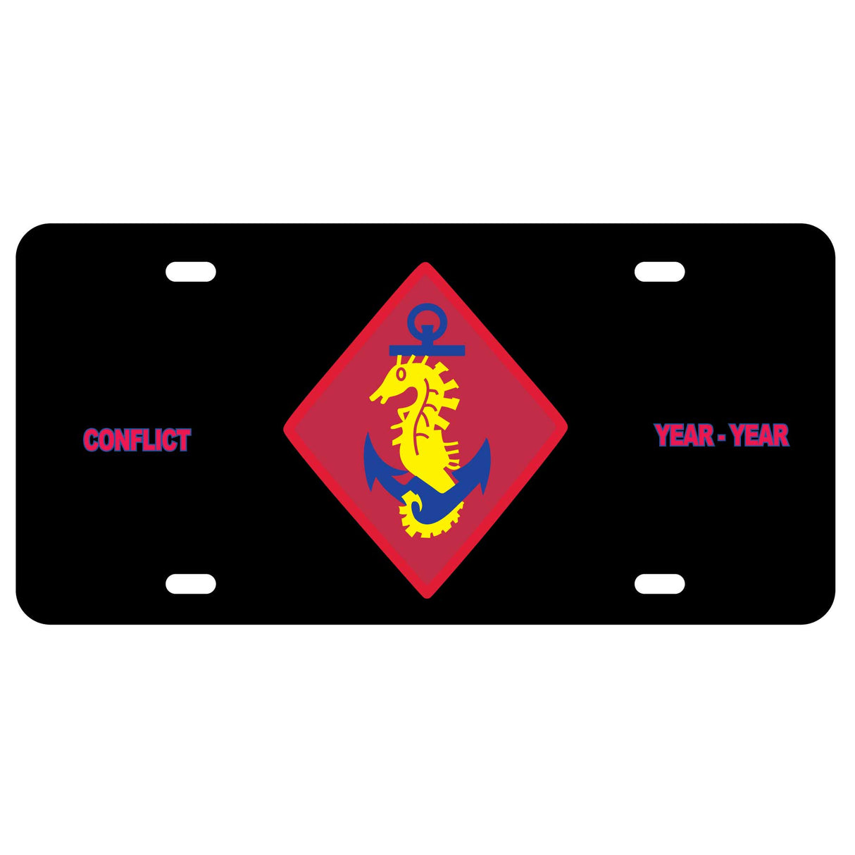 Sea Duty License Plate - SGT GRIT