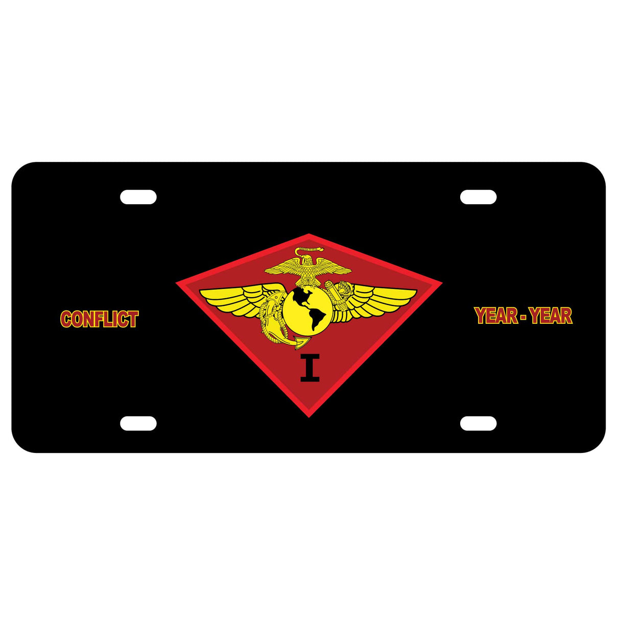 1st Marine Air Wing License Plate - SGT GRIT