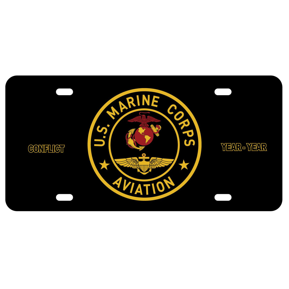 Marine Corps Aviation License Plate - SGT GRIT