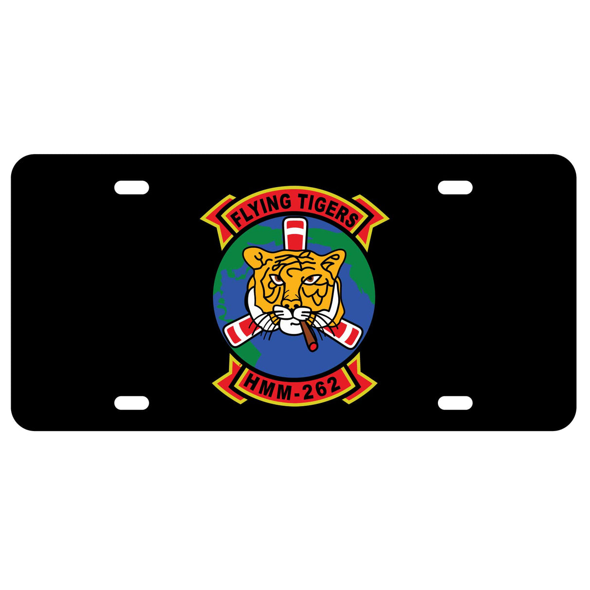 HMM-262 Flying Tigers License Plate - SGT GRIT