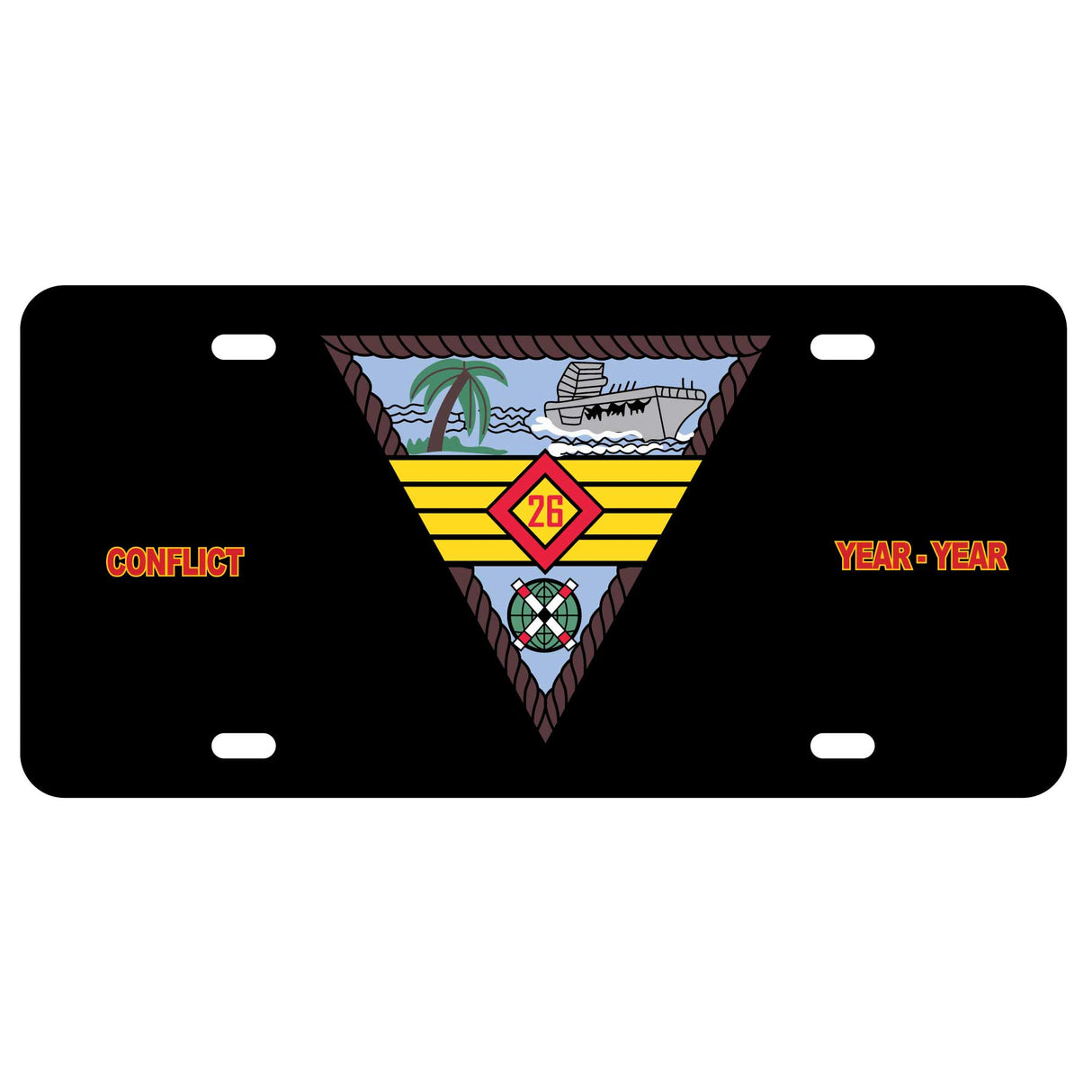 MAG-26 License Plate - SGT GRIT