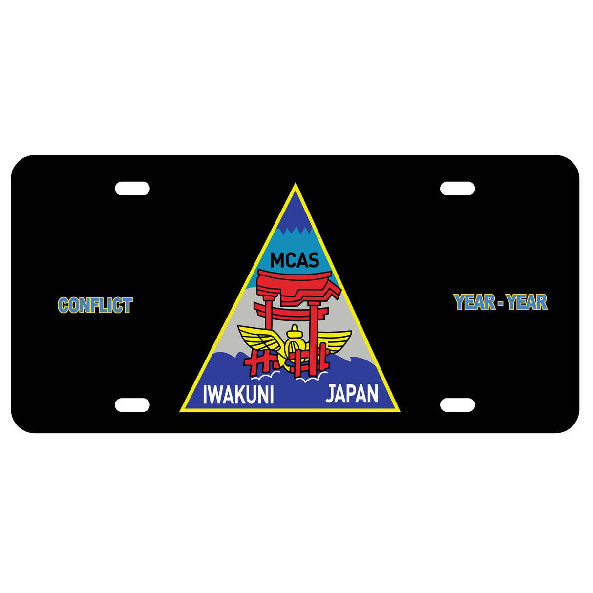 MCAS Iwakuni License Plate - SGT GRIT