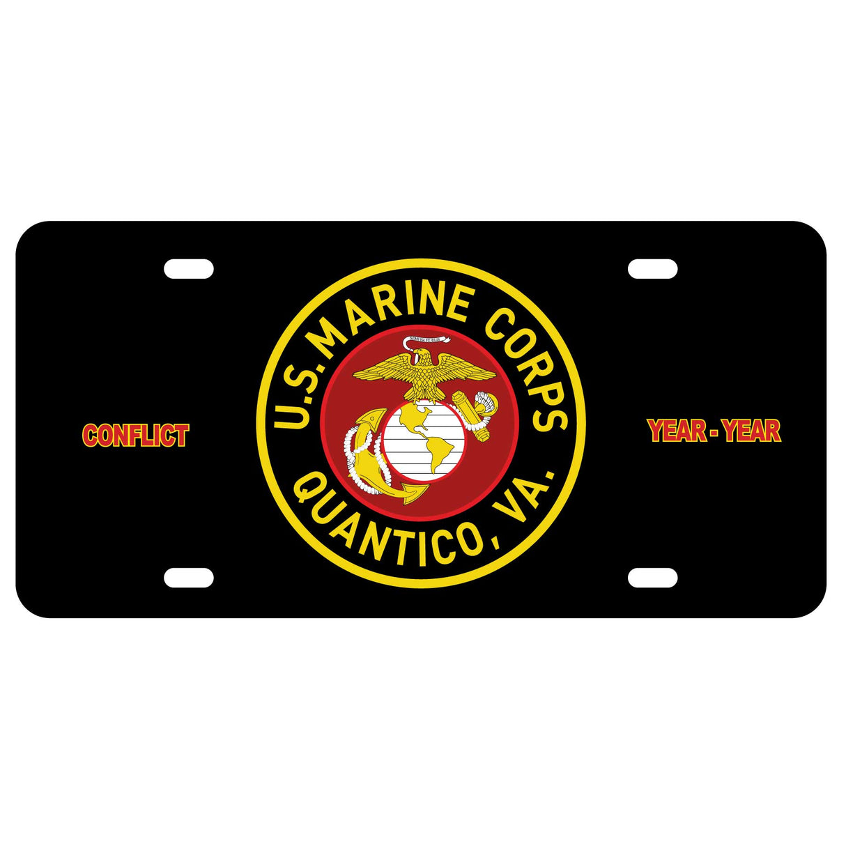 Quantico Virginia License Plate - SGT GRIT