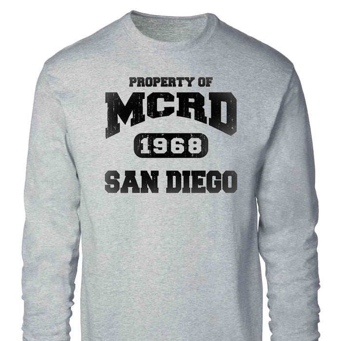 Property of MCRD Long Sleeve T-Shirt - SGT GRIT