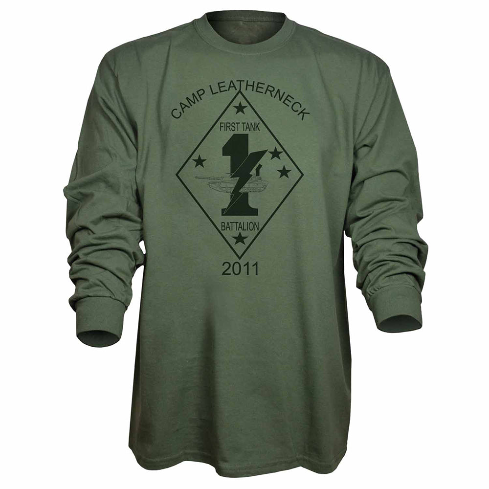 1st Tank Battalion Long Sleeve T-Shirt - SGT GRIT