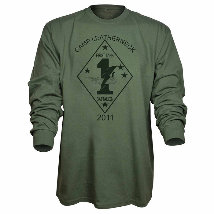 1st Tank Battalion  Long Sleeve T-Shirt - SGT GRIT