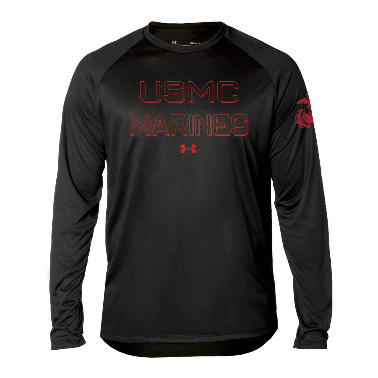 Under Armour EGA Shoulder Long Sleeve Tech Tee - SGT GRIT
