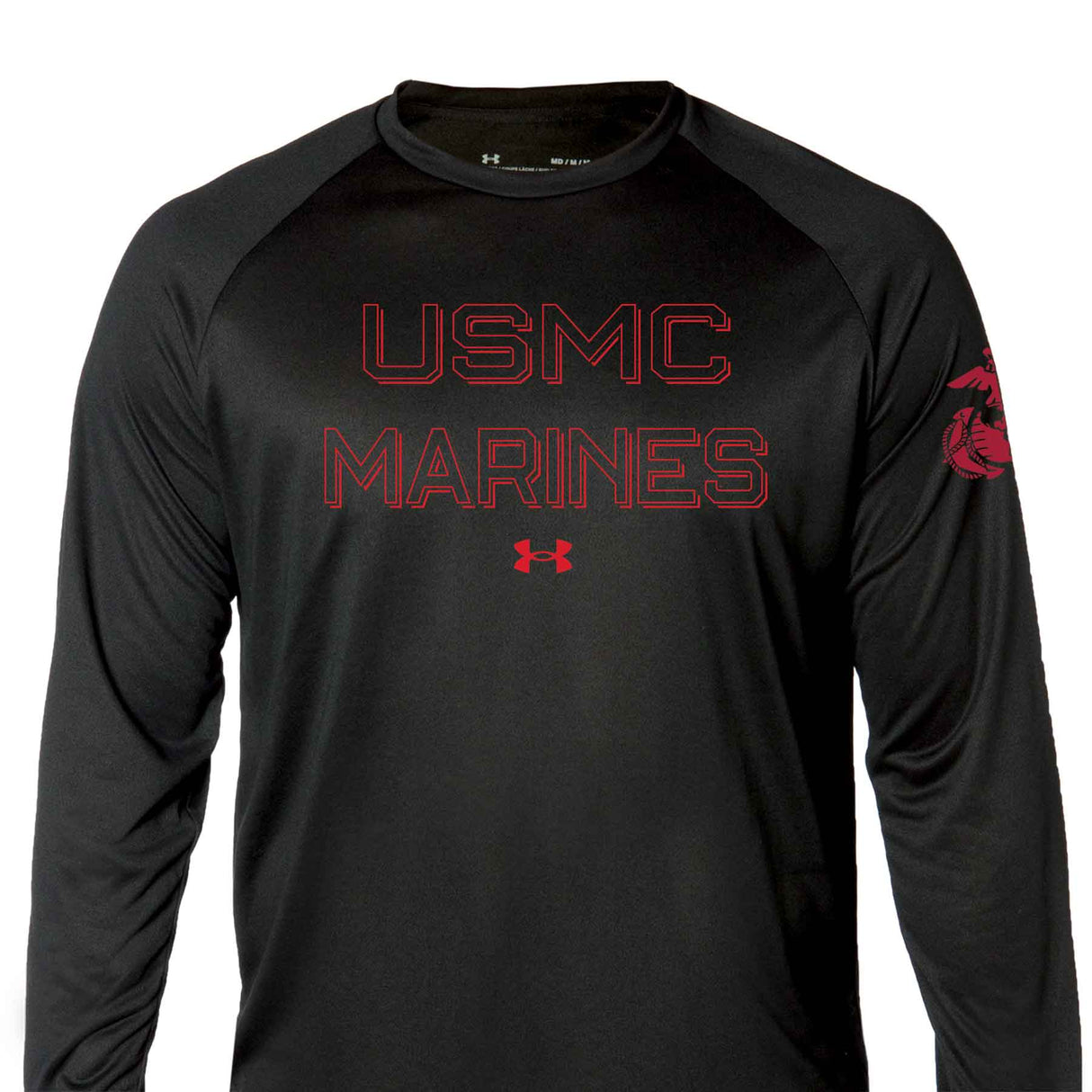 Under Armour EGA Shoulder Long Sleeve Tech Tee - SGT GRIT