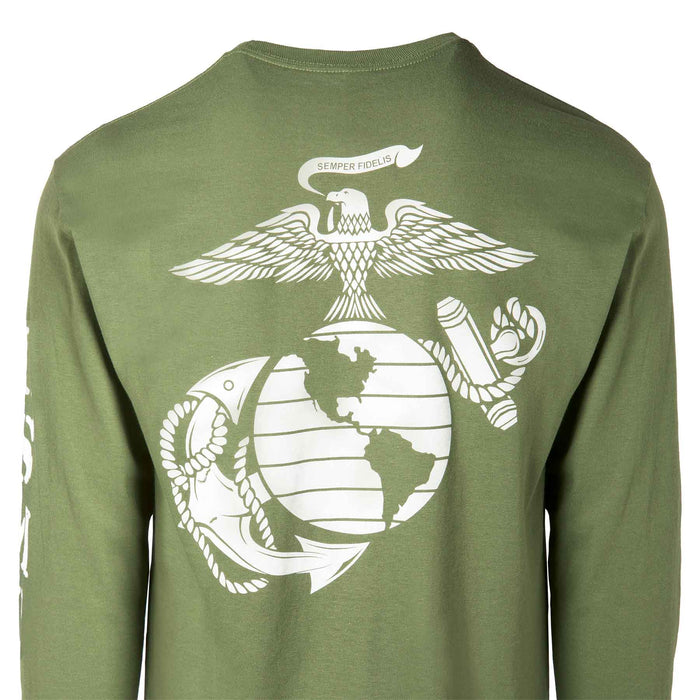 USMC OD Long Sleeve T-shirt