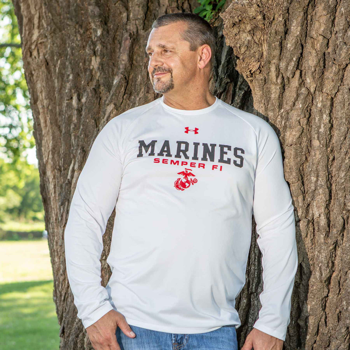 Under Armour Marines Semper Fi Long Sleeve Tech Tee - SGT GRIT