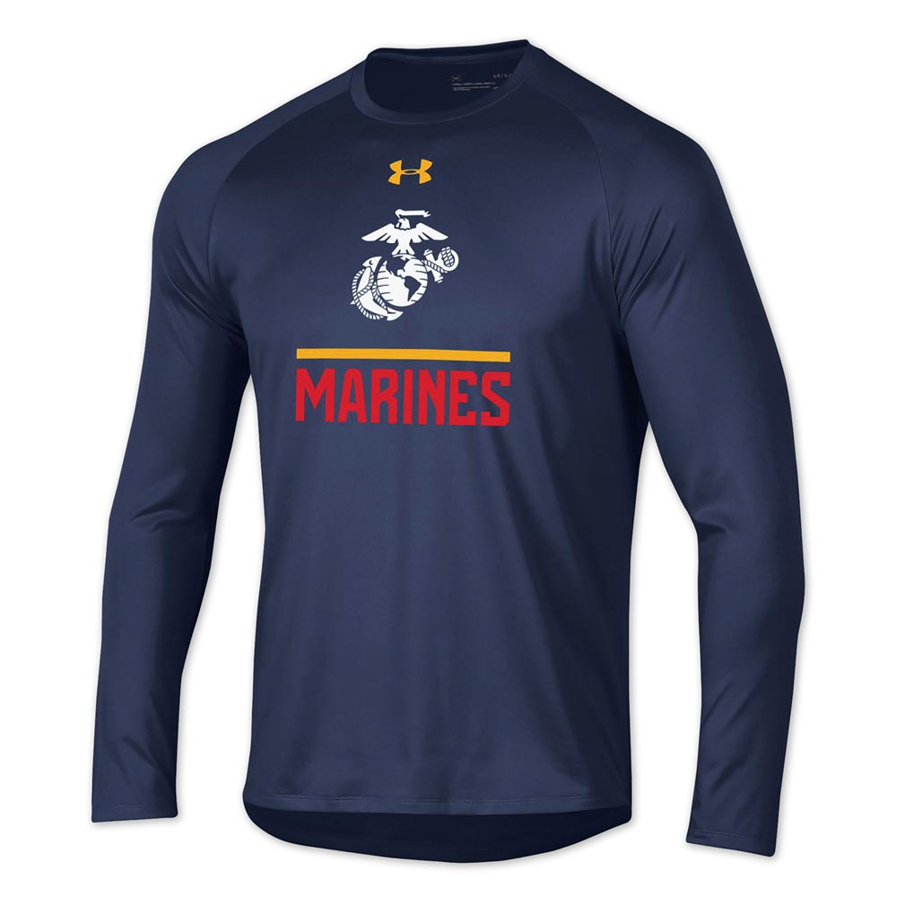 Under Armour Marines Long Sleeve Tech Tee - SGT GRIT