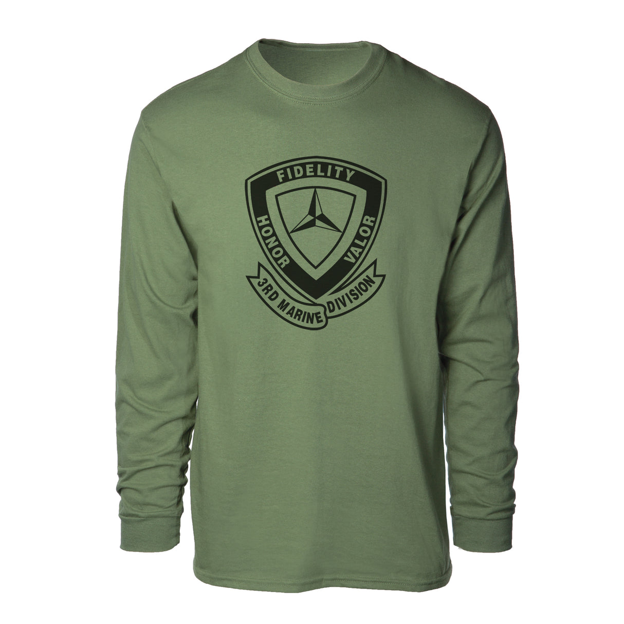 3rd Marine Division Long Sleeve Shirt - SGT GRIT