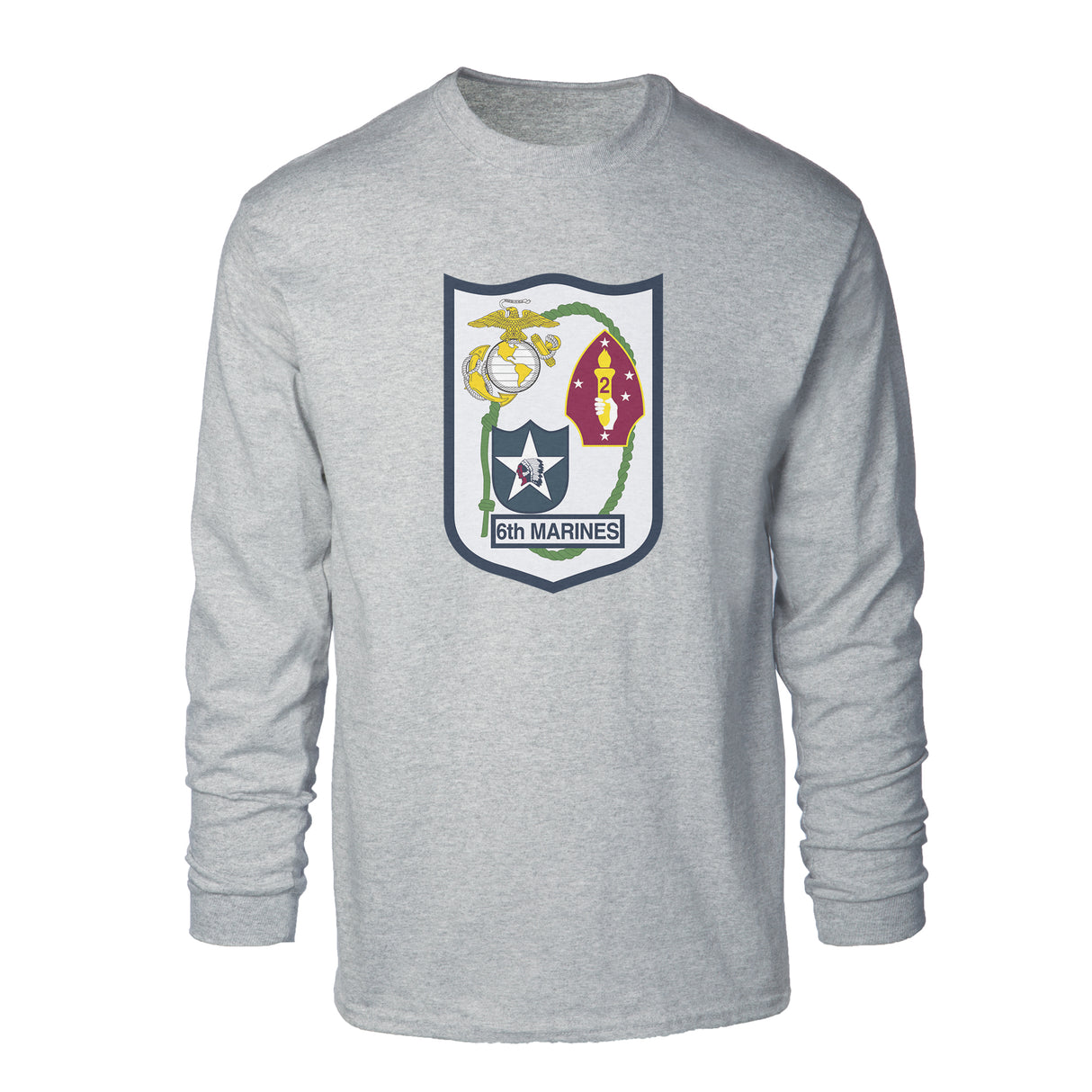 6th Marines Regimental Long Sleeve Shirt - SGT GRIT