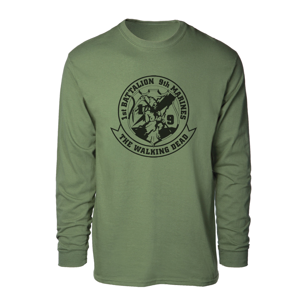 1st Battalion 9th Marines Long Sleeve Shirt - SGT GRIT