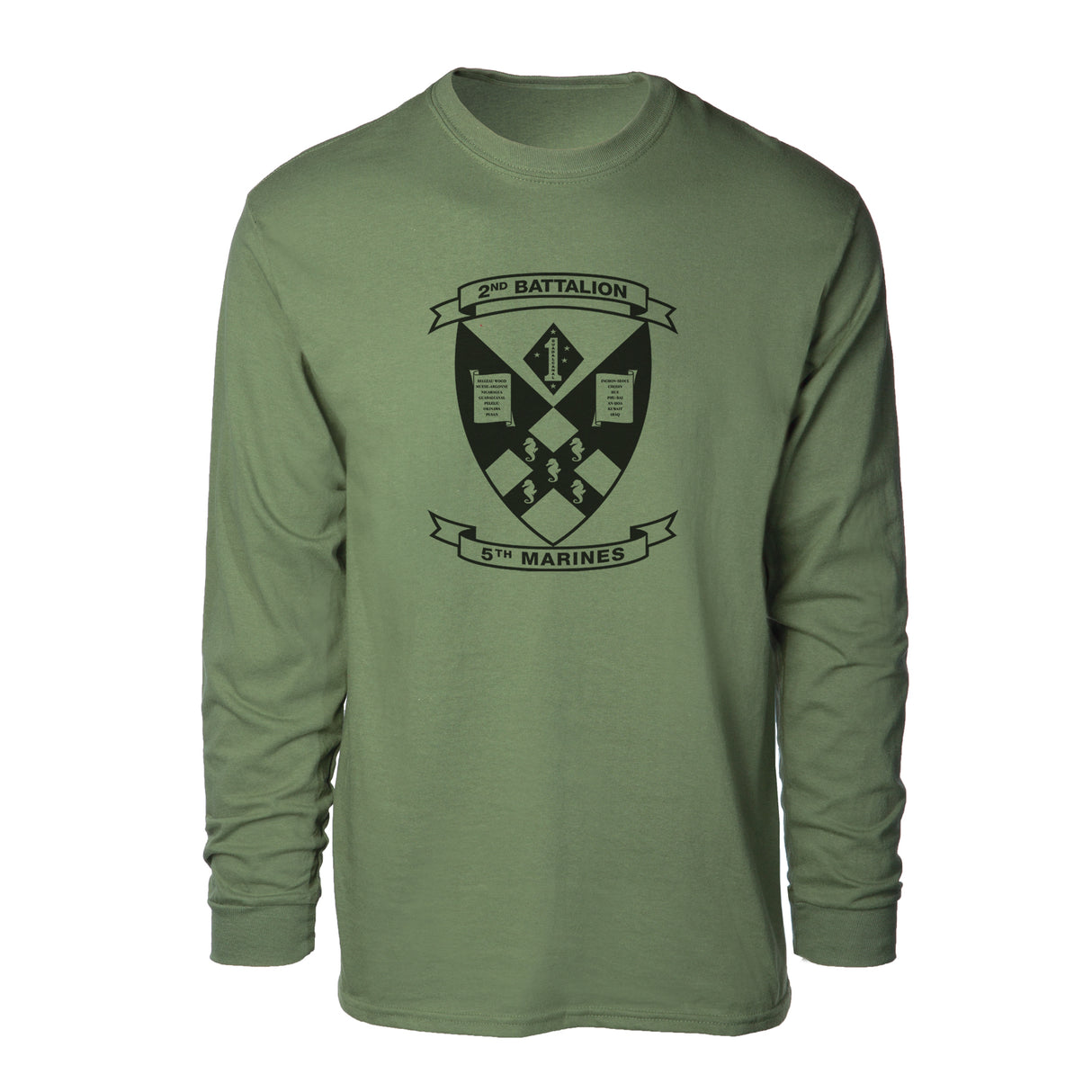 2nd Battalion 5th Marines Long Sleeve Shirt - SGT GRIT