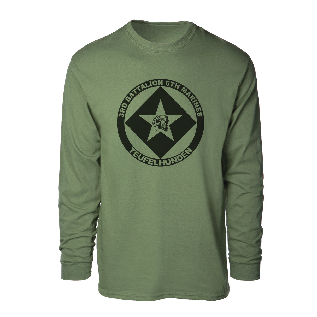 3rd Battalion 6th Marines Long Sleeve Shirt - SGT GRIT