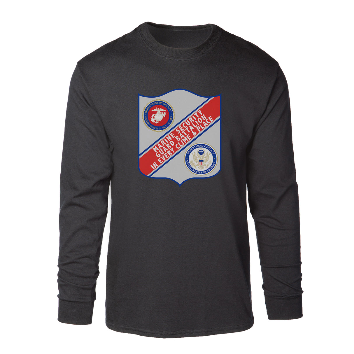 Marine Security Guard Battalion Long Sleeve Shirt - SGT GRIT