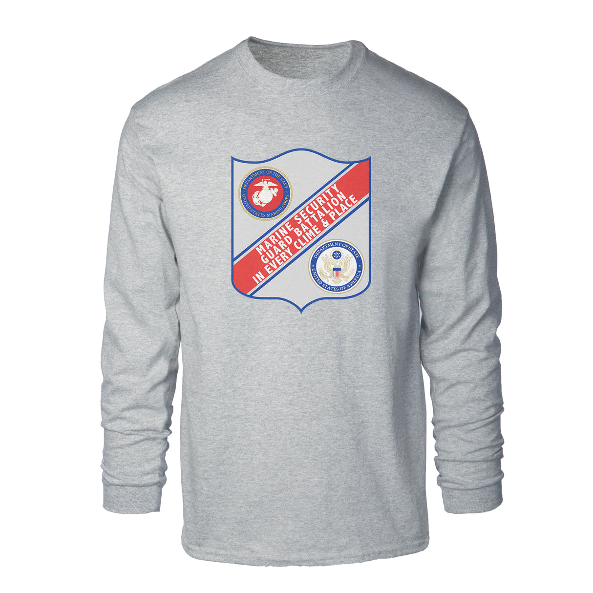 Marine Security Guard Battalion Long Sleeve Shirt - SGT GRIT