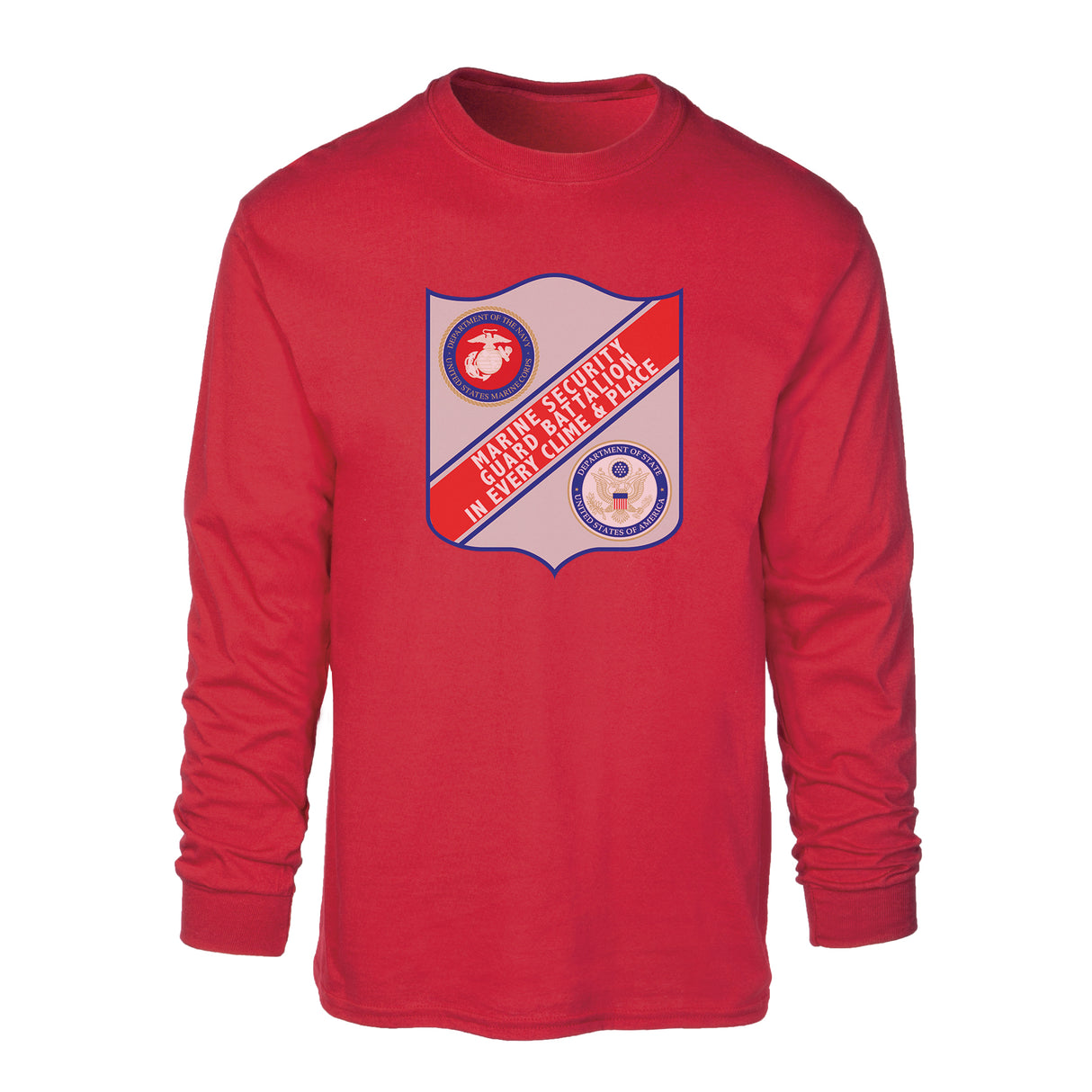 Marine Security Guard Battalion Long Sleeve Shirt - SGT GRIT