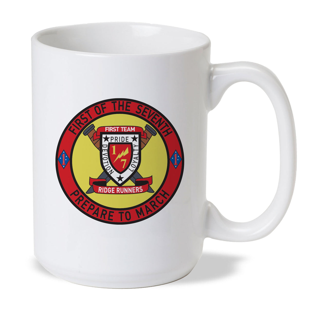 1/7 First of the Seventh Coffee Mug - SGT GRIT