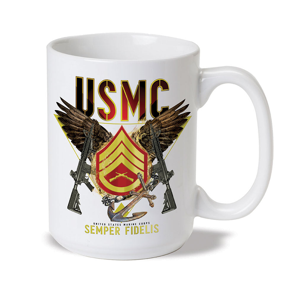 Semper Fidelis Choose your Rank Mug - SGT GRIT