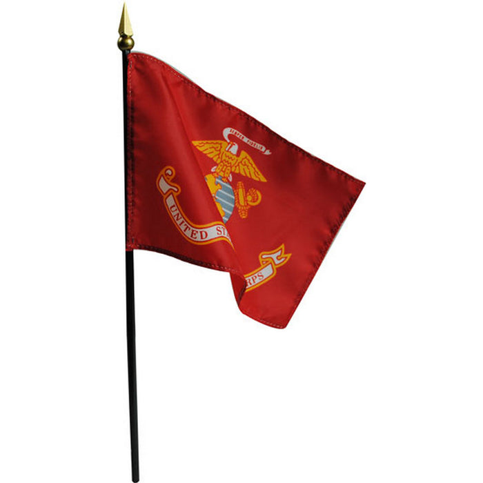 Marine Corps 4" x 6" Polyester Flag