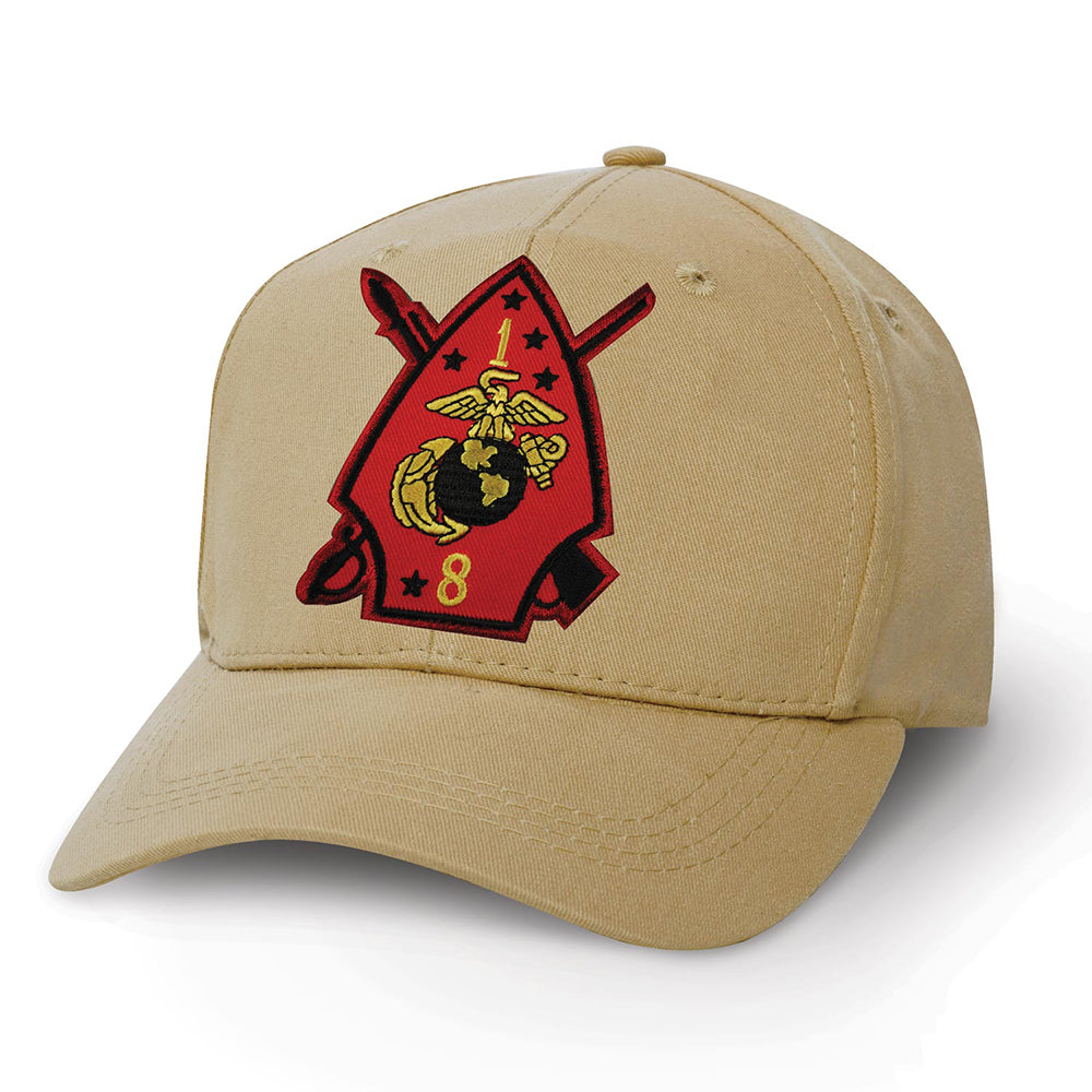 1st Battalion 8th Marines Patch Cover - SGT GRIT