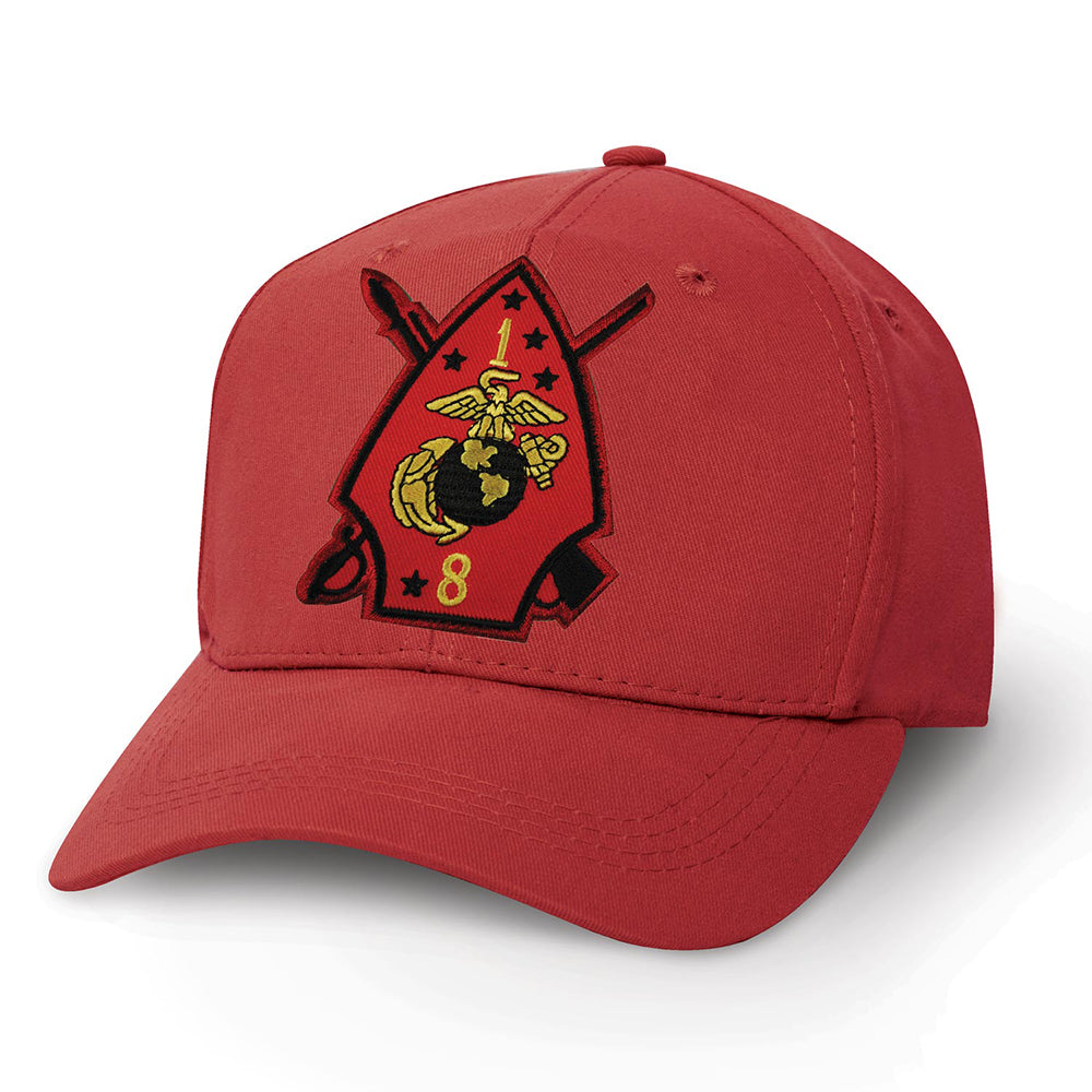 1st Battalion 8th Marines Patch Cover - SGT GRIT