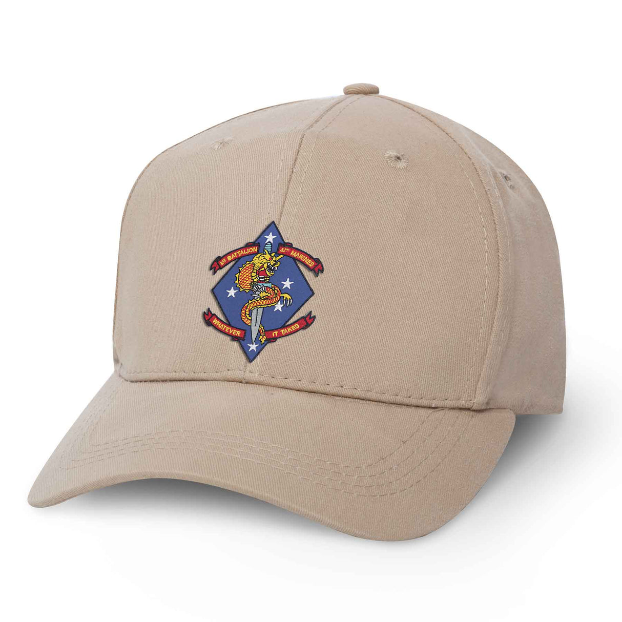 1st Battalion 4th Marines Patch Hat - SGT GRIT